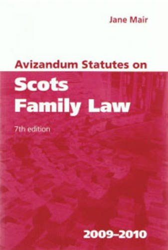 Avizandum Statutes on Scots Family Law
