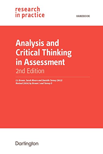 Analysis and Critical Thinking in Assessment
