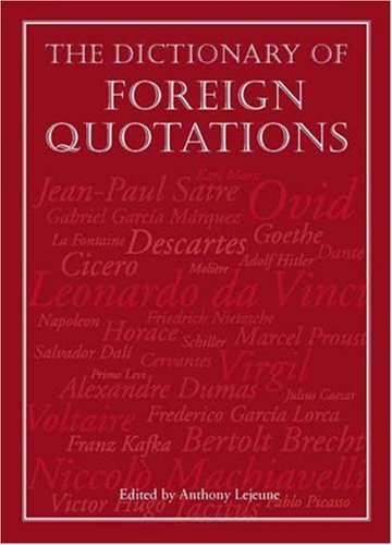Dictionary of Foreign Quotations