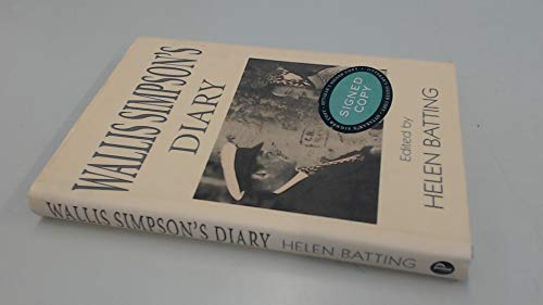 Wallis Simpson Diaries '37