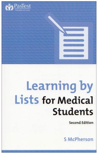 Learning by Lists for Medical Students