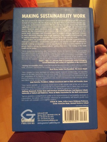 Making Sustainability Work