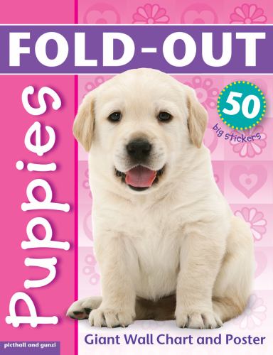 Fold-Out Poster Sticker Book: Puppies