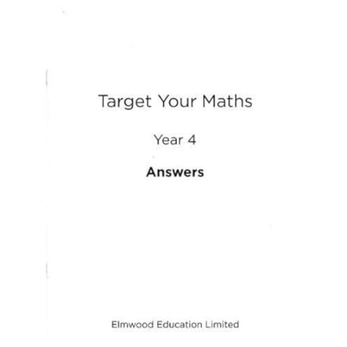 Target Your Maths Year 4 Answer Book