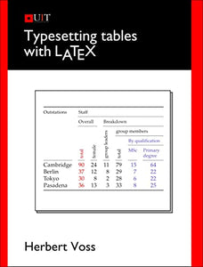 Typesetting Tables with LaTeX 