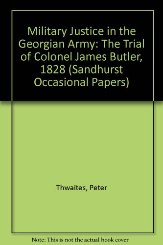 Military Justice in the Georgian Army