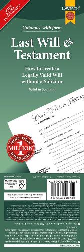 Last Will & Testament Form Pack for Scotland