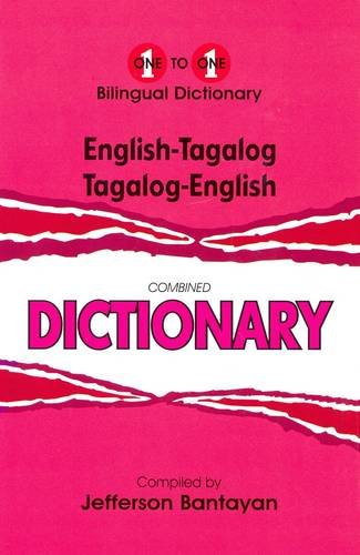 English-Tagalog & Tagalog-English One-to-One Dictionary