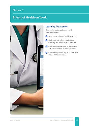 RRC Study Text: NEBOSH National Certificate in the Management of Health & Well-being at Work
