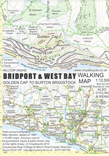 Bridport & West Bay Walking Map