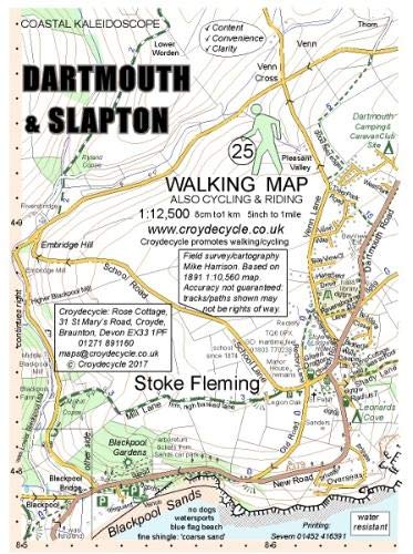 Dartmouth & Slapton Walking Map