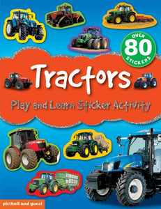 Play and Learn Sticker Activity: Tractors 