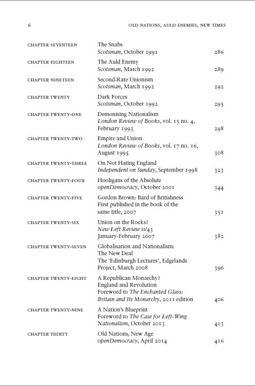 Tom Nairn: Old Nations, Auld Enemies, New Times