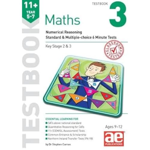 11+ Maths Year 5-7 Testbook 3