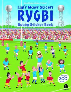 Llyfr Sticeri Rygbi / Rugby Sticker Book 