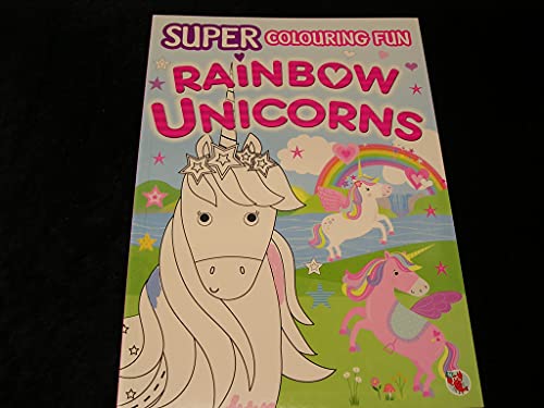 Super Colouring Fun Rainbow Unicorns