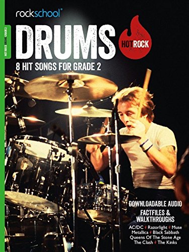 Rockschool: Hot Rock Drums - Grade 2 (Book/Audio Download)