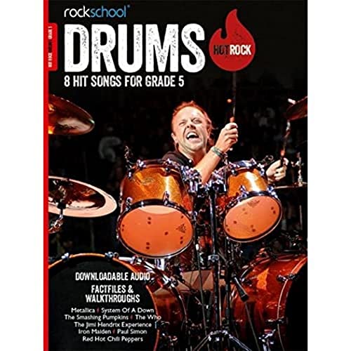 Rockschool: Hot Rock Drums - Grade 5 (Book/Online Audio)