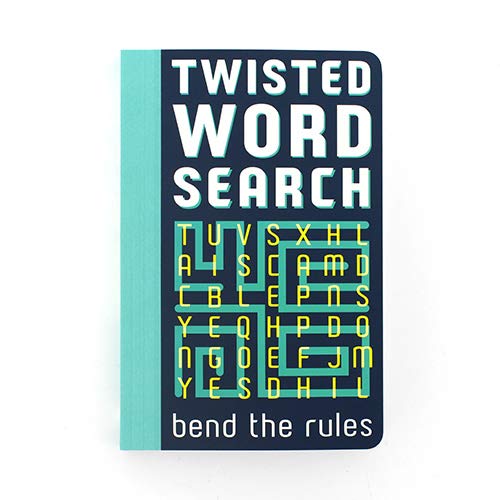 GINGER FOX 0112.5301.71.WDS.OSZ Twisted Word Search Puzzle Book, Multicoloured