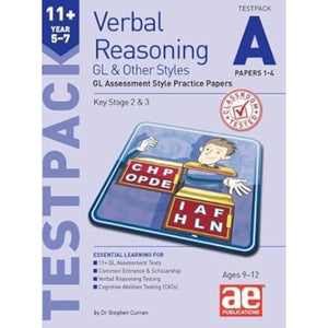 11+ Verbal Reasoning Year 5-7 GL & Other Styles Testpack A Papers 1-4