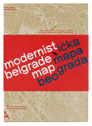 Modernist Belgrade Map