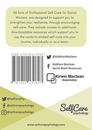 50 Acts of Professional Self Care for Social Workers