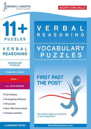 11+ Puzzles Vocabulary Puzzles Book 1
