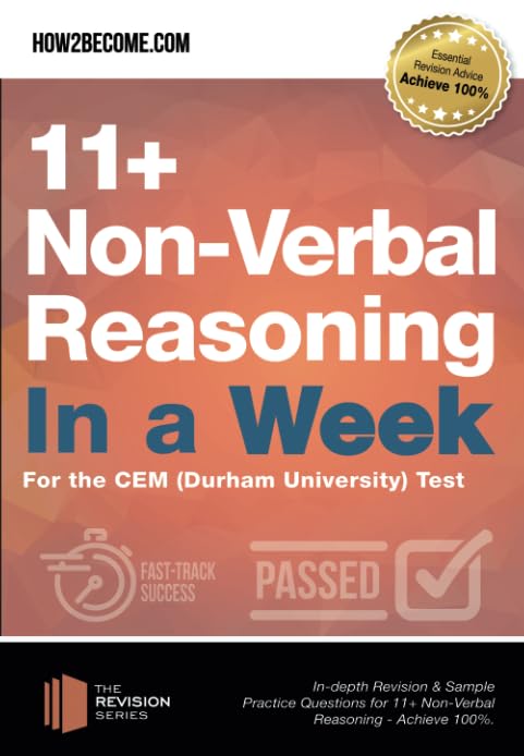 11+ Non-Verbal Reasoning in a Week