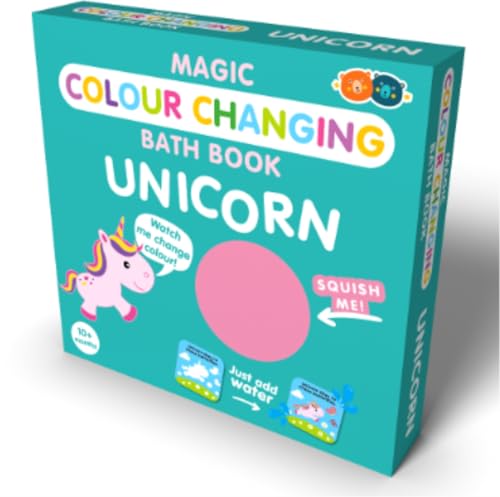 Magic Colour Changing Bath Book - Unicorn