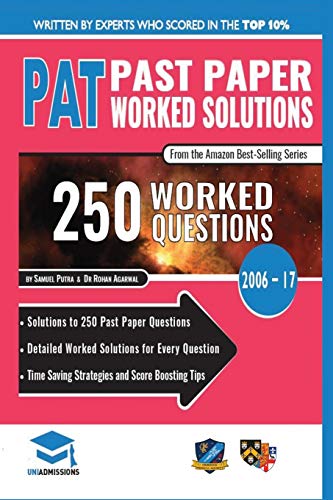PAT Past Paper Worked Solutions