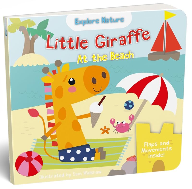 Little Giraffe at the beach