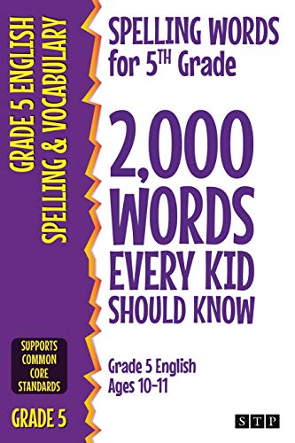 Spelling Words for 5th Grade