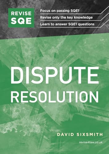 Revise SQE Dispute Resolution