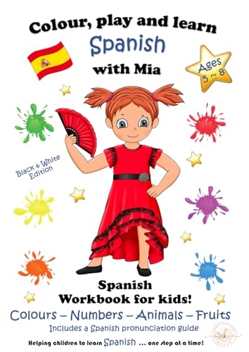 Colour, Play and Learn Spanish with Mia