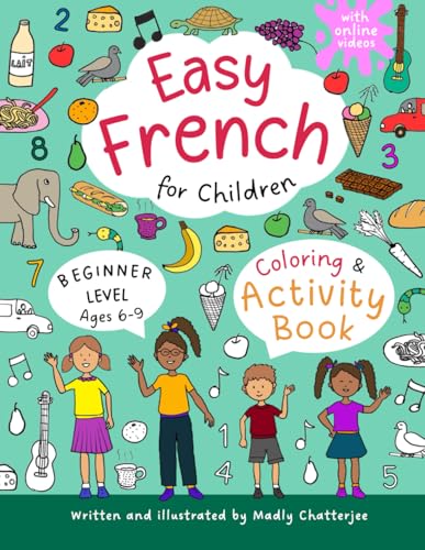 Easy French for Children - Coloring & Activity Book