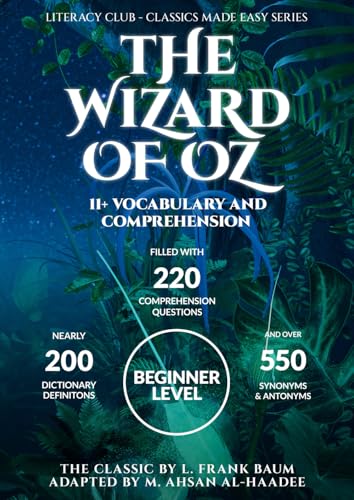 The Wizard of Oz 11+ Vocabulary & Comprehension: Literacy Club - Classics Made Easy Series (Literacy Club Comprehension Skills)
