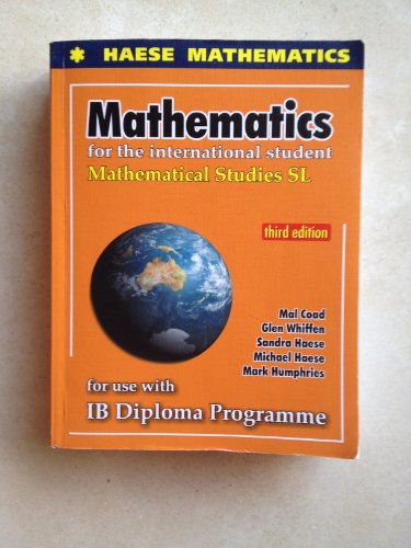 Mathematics for the International Student