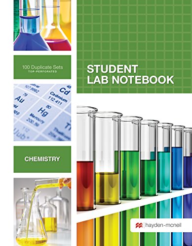 Student Lab Notebook: 100 Carbonless Duplicate Sets. Top Sheet Perforated
