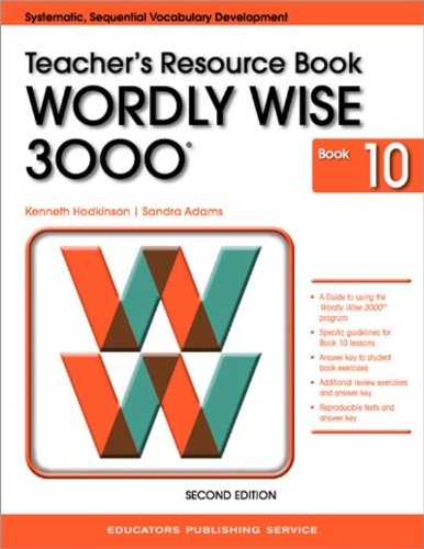 Wordly Wise 3000 Book 10 Teacher Resource Book 2nd Edition