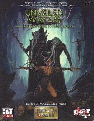 Unveiled Masters: Essential Guide to Mindflayers (Races of Legend)