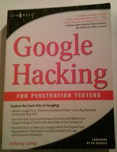 Google Hacking For Penetration Testers