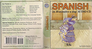 10 minutes a day (R) AUDIO CD Wallet (Library Edition): Spanish 