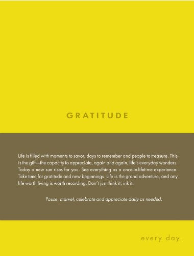 Gratitude: Every Day (Every Day Journals)