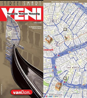 Streetsmart Venice Map by Vandam