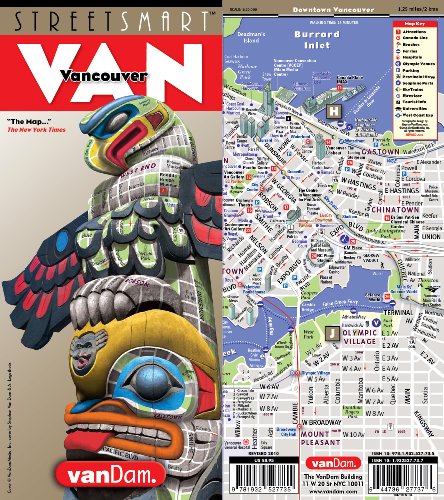 Streetsmart Vancouver Map by Vandam