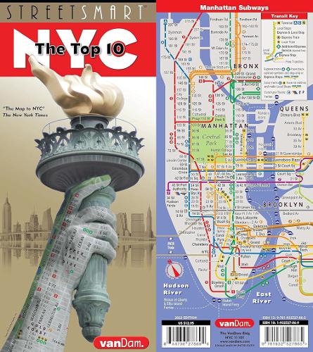 Streetsmart NYC Top 10 Map by Vandam