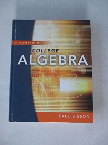 College Algebra 2nd Edition Hardcover