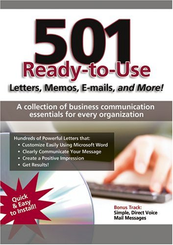 Title: 501 ReadytoUse Letters Memos Emails and More
