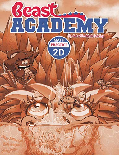 Art of Problem Solving Beast Academy 2A and 2B and 2C and 2D Guide and Practice 8-Book Set