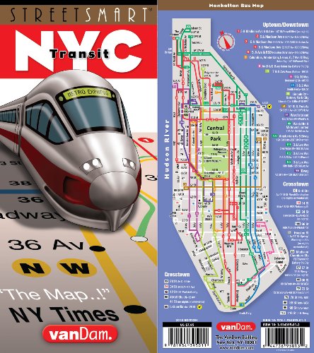 Streetsmart NYC Transit Map by Vandam